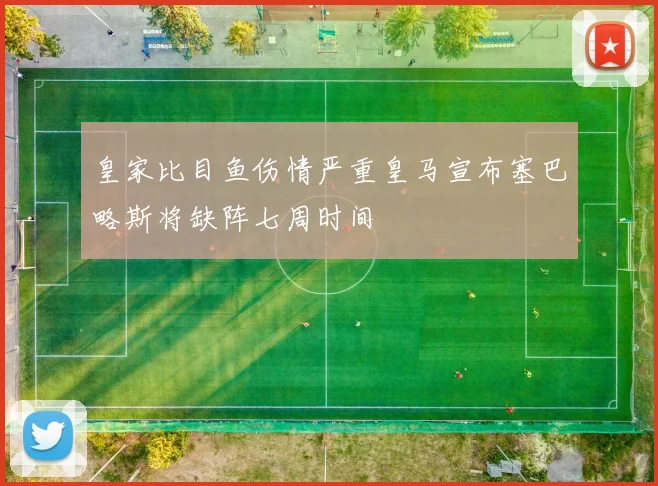 皇家比目鱼伤情严重皇马宣布塞巴略斯将缺阵七周时间