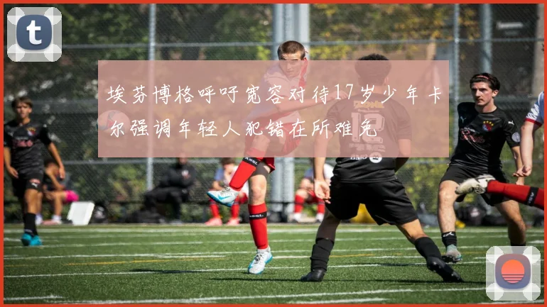 埃芬博格呼吁宽容对待17岁少年卡尔强调年轻人犯错在所难免
